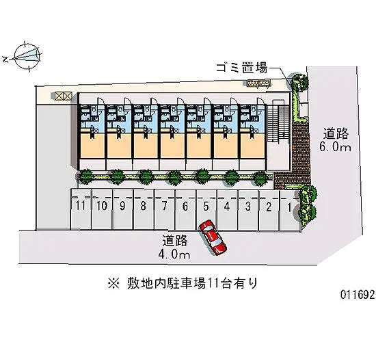 ★手数料０円★八王子市元本郷町　月極駐車場（LP）